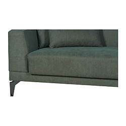 Avis Canapé convertible HENRY - Tissu vert foncé
