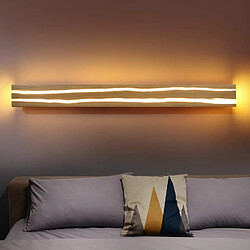 Nettlife Lampe Murale LED Bois 100CM