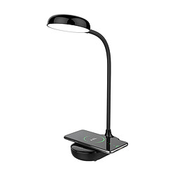 Bigben INDUCDESKLAMP15WGB Lampe de bureau 2-en-1 LED chargeur sans fil 15W noir