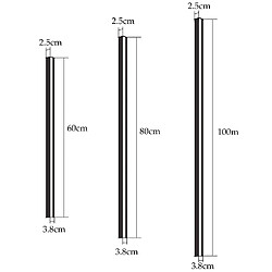 Acheter Nettlife Applique LED Longue - 100CM Noir