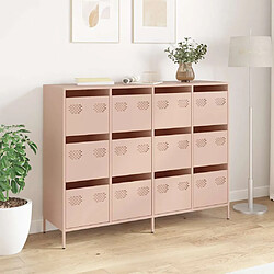 Avis Vidaxl Buffet 135x39x103,5 cm - Rose