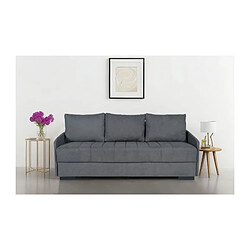 Canapé convertible 3 places BETTA - Gris clair