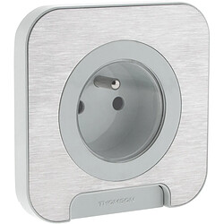 ProTec Prise étanche Cover IP44 16A - Métal brossé