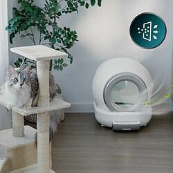Bac à litière pour chats Cecotec PUMBA 7000 COMPACT Blanc Plastique pas cher