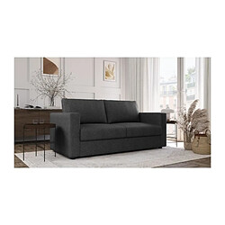 Canapé convertible Delta - Tissu anthracite