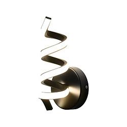 Nettlife Applique LED Spiralée - Noir