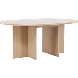 Venture Home Table de repas extensible Strada beige.