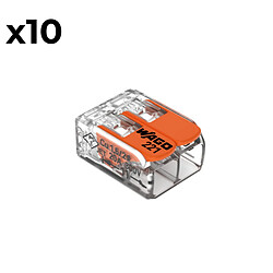Wago borne à levier pour câblage - Sachet de 10