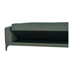 Acheter Canapé convertible HENRY - Tissu vert foncé
