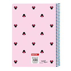 Disney Minnie Mouse Cahier à Spirale Naive - Rose