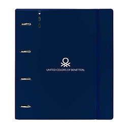 Reliure à anneaux Benetton Damero - Blue Marine