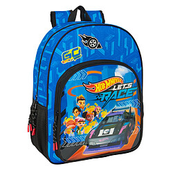 Cartable Hot Wheels Let's race Bleu Noir 33 x 42 x 14 cm