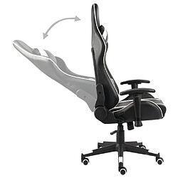 Decoshop26 siège gamer - Blanc pas cher
