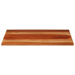 Avis vidaXL Dessus de table bois massif d'acacia 25-27 mm 60x100 cm