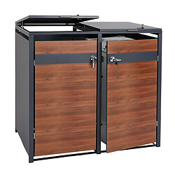 Decoshop26 cache poubelle 240L