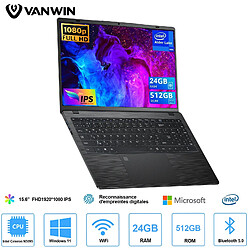 PC Portable - VANWIN - NC15J - 16.1" FHD IPS - 24 Go RAM - 512 Go SSD - Windows 11 Pro