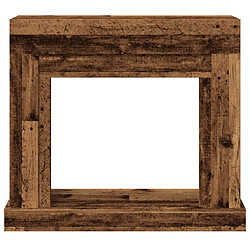 Acheter vidaXL Cadre de cheminée vieux bois 100x30x87,5 cm bois d'ingénierie