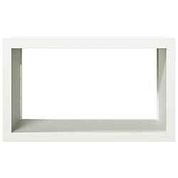 Acheter vidaXL Portant de bois de chauffage blanc 100x40x60 cm acier