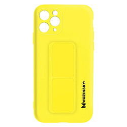 Wozinsky Coque iPhone 11 Pro Support - Jaune