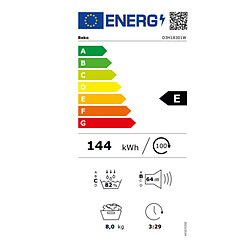 Beko D3H18301W - Blanc pas cher