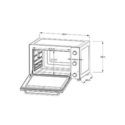 Continental edison CEMF60B3 - Noir pas cher