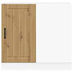 Acheter vidaXL Meuble bas de cuisine Lucca chêne artisanal bois ingénierie