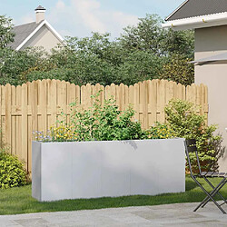 Avis vidaXL Jardinière 8721158676122 - Acier galvanisé