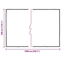 vidaXL Housse protection plantes 3x10 m pas cher