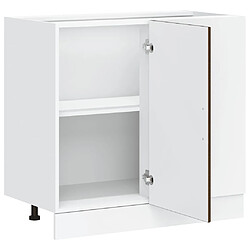 Acheter vidaXL Meuble bas de cuisine Lucca chêne marron bois d'ingénierie