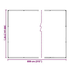 vidaXL Housse protection plantes 3x8 m pas cher