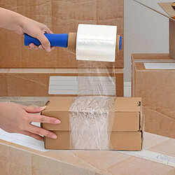 Avis vidaXL Film étirable avec poignée 10pcs Transparent 23µm 10 cm x 150 m