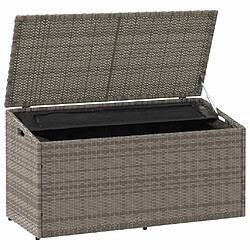 Acheter VIDAXL Boîte de rangement jardin - Résine tressée
