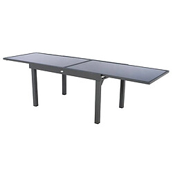 Acheter Hesperide Table extensible Piazza - Gris Anthracite