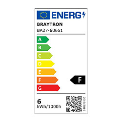 Braytron lot de 10 ampoules LED GU10 - 5,5 W pas cher