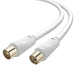 LinQ Câble Antenne TV - 10m Blanc