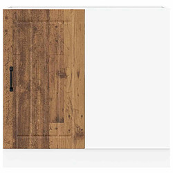 Acheter vidaXL Meuble bas de cuisine Lucca vieux bois bois d'ingénierie