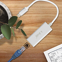 Acheter LinQ Adaptateur Ethernet vers USB-C - Blanc