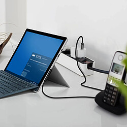 Avis 4smarts Câble USB type C Microsoft Surface Recharge Rapide 1m Noir