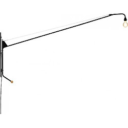 ICONIK INTERIOR Lampe murale Acier laqué Noir