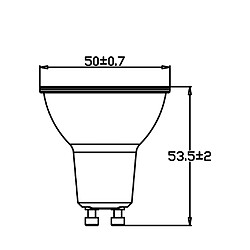 Avis Braytron lot de 10 ampoules LED GU10 - 5,5 W