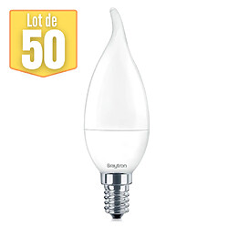 Braytron ampoules LED bougie E14, lot de 50