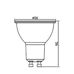 Braytron lot d’ampoules LED GU10