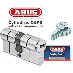Abus Cylindre de sécurité D6PS 30/50 - Laiton nickelé