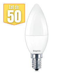 Braytron ampoule LED flamme E14, lot de 50