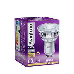 Braytron lot de 10 ampoules LED GU10 dimmables