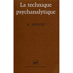 La technique psychanalytique