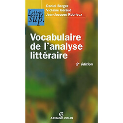 Vocabulaire de l'analyse littéraire