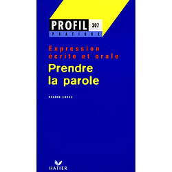 Prendre la parole