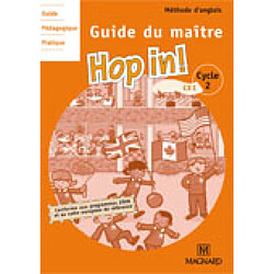 Hop in ! cycle 2, CE1 : guide du maître