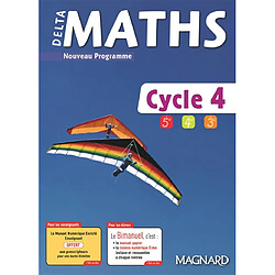 Delta maths cycle 4, 5e, 4e, 3e : nouveau programme : bimanuel - Occasion